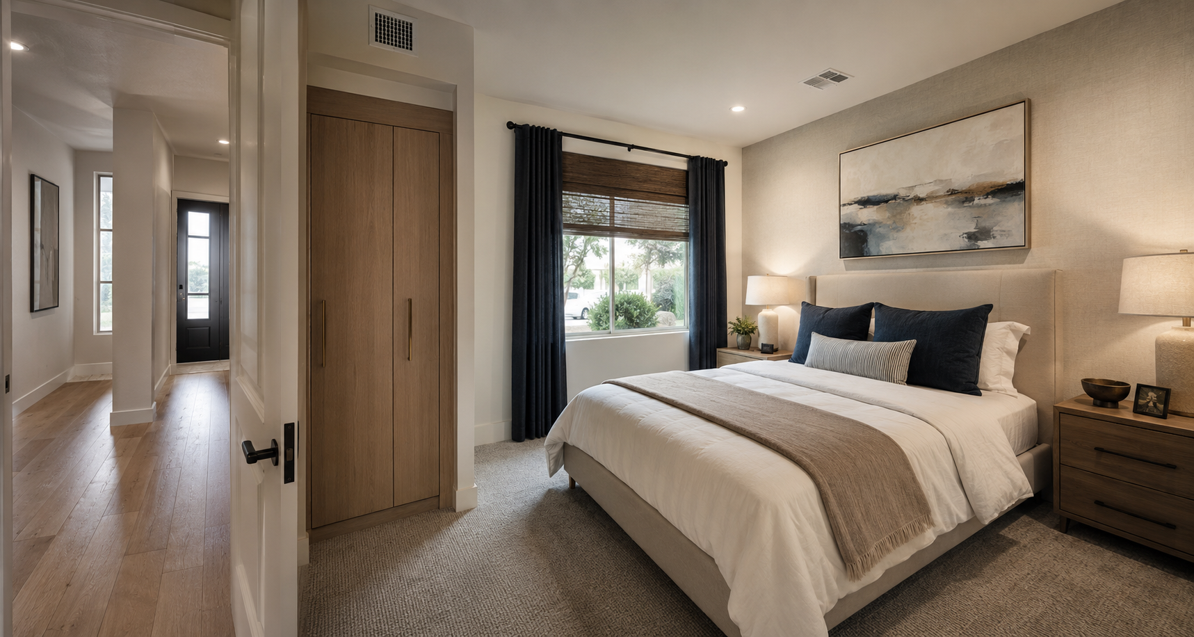 Elegant Front Room Bedroom Conversion